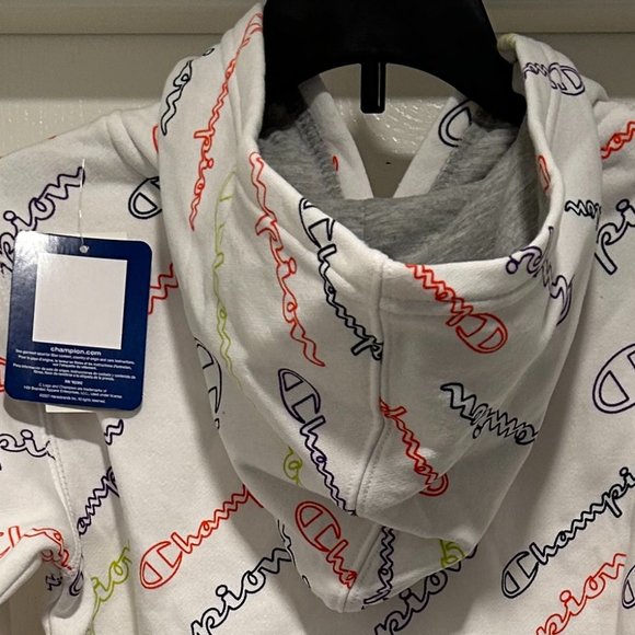 CHAMPION HOODIE WITH CHAMPION LOGOS - Picture 7 of 10